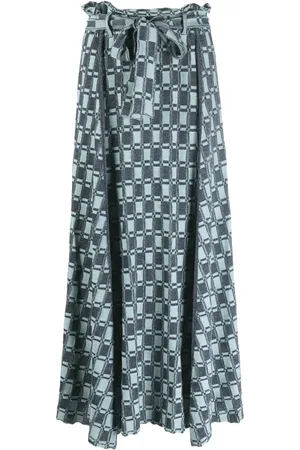Kenzo Stickad kjol med monogram