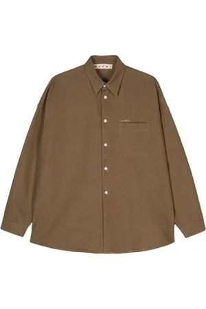 Marni Skjorta med broderad logotyp
