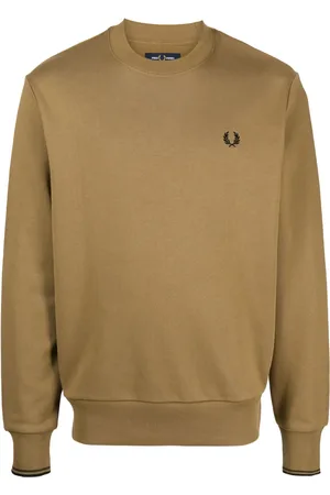 Fred Perry Stickad tröja med broderad logotyp