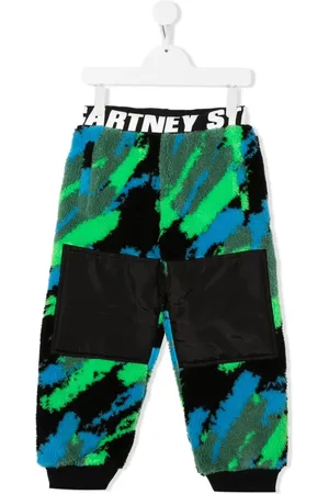 Stella McCartney Kamouflagemönstrade trackpants