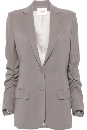 Styland Enkelknäppt blazer med trubbigt slag