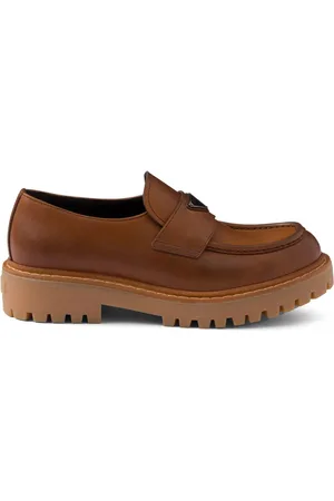 Prada Läderloafers