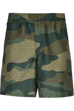 Balmain Kamouflagemönstrade shorts