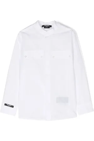 Balmain Skjorta med logotypmärke