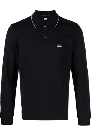 C.P. Company Pikétröja med logotypmärke