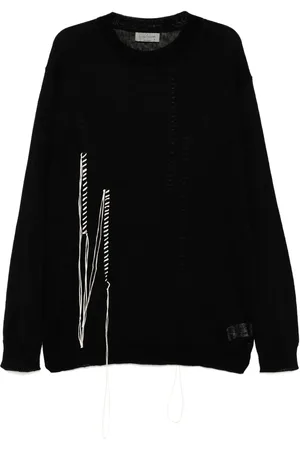 YOHJI YAMAMOTO Tröja med rundad hals