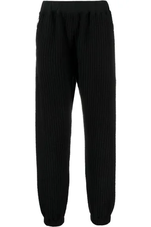 WHITE MOUNTAINEERING Ribbade trackpants i bomullsblandning