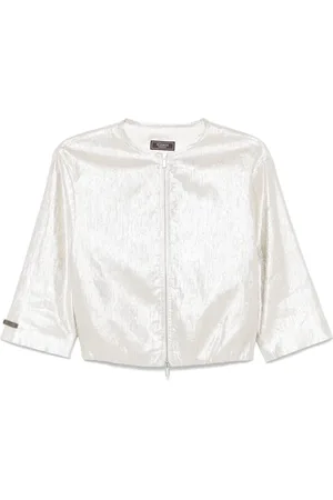 PESERICO SIGN Skjortjacka med metallic