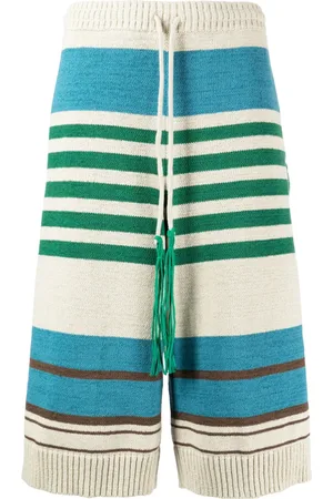 CRAIG GREEN Randiga ribbstickade shorts