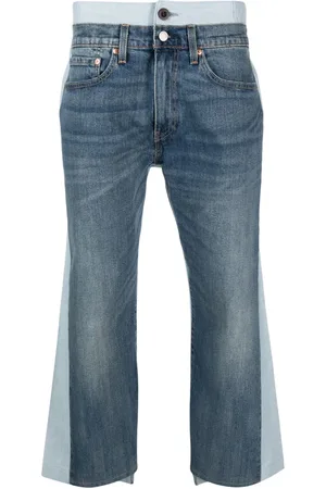 JUNYA WATANABE Tvåfärgade croppade jeans
