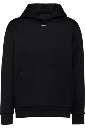 Prada Hoodie med logotyp