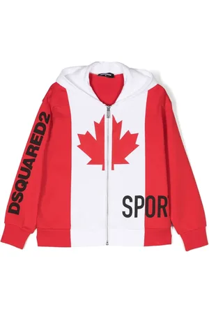 Dsquared2 Hoodie med logotyp