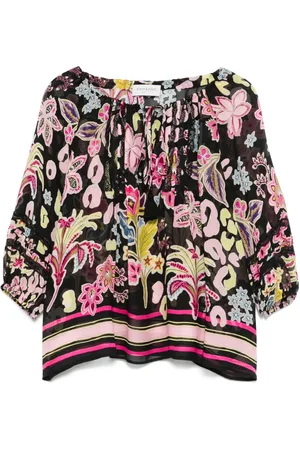 Ermanno Firenze Blommig blus