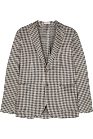 Boglioli Hundtandsmönstrad blazer