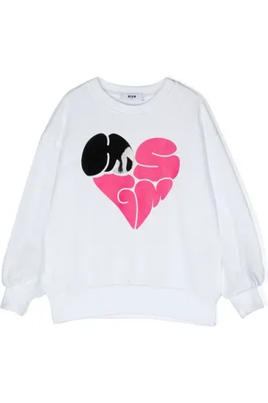 Msgm Sweatshirt med logotyp