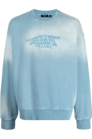FIVE CM Solblekt sweatshirt med rundad hals