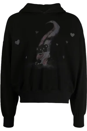 We11 Done Hoodie med logotyp