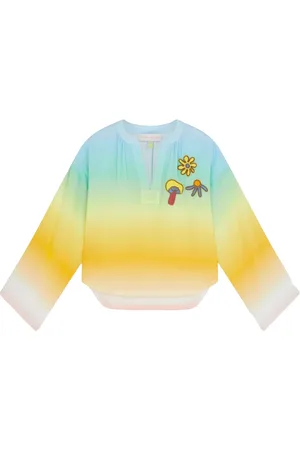 MIRA MIKATI Blus med logotypapplikation