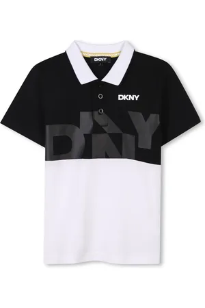 DKNY Pikétröja med logotyp