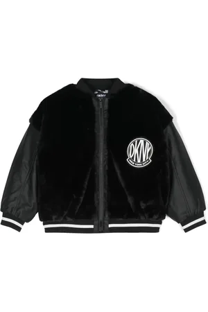 DKNY Bomberjacka med logotypapplikation