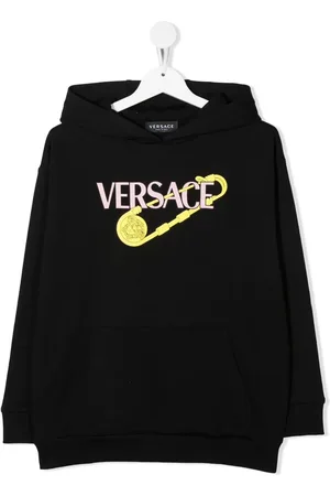 VERSACE Hoodie med logotyp