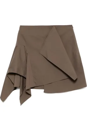 Low Classic Minikjol med draperad detalj