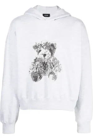 We11 Done Hoodie med logotypmärke