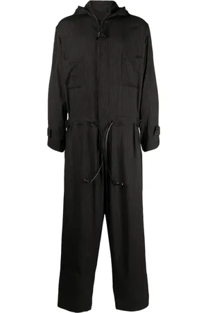 YOHJI YAMAMOTO Jumpsuit med huva och dragkedja