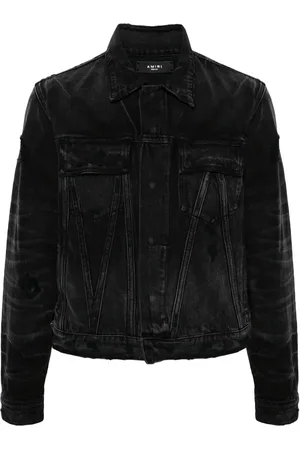 AMIRI Jeansjacka med blekt effekt
