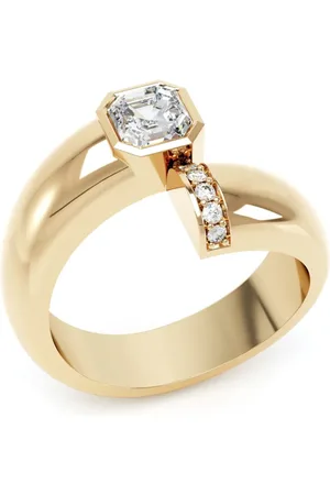 LOEV Toi Et Moi diamantring i 18K återvunnet gult guld