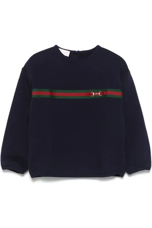 Gucci Tröja i bomull med Web
