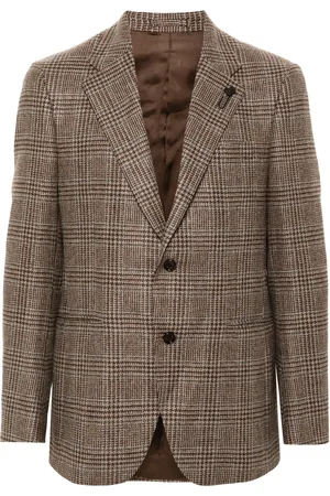 LARDINI Blazer med brosch