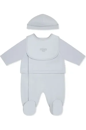 Fendi Sparkdräkt med broderad logotyp