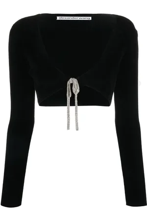 Alexander Wang Kort kofta med strass