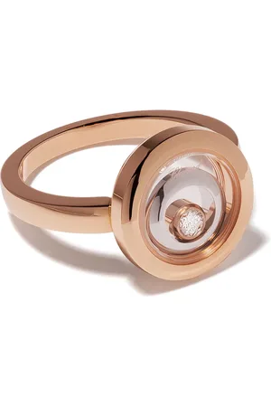 Chopard Happy Spirit diamantörhängen i 18K vitguld