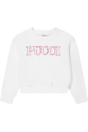 PUCCI Junior Tröja med broderad logotyp