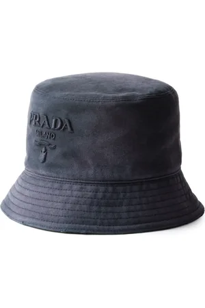 Prada Fiskehatt med broderad logotyp