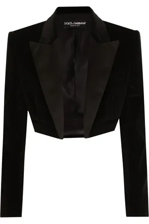 Dolce & Gabbana Kort sammetsblazer
