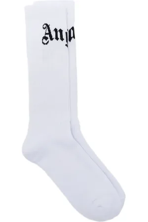 Palm Angels Strumpor med böjd logotyp
