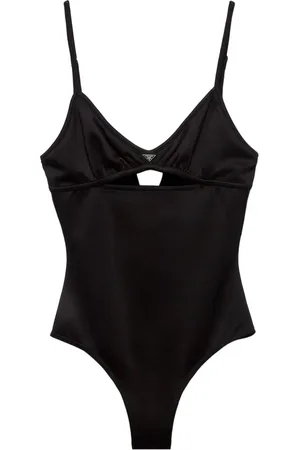 Prada Baddräkt med trekantig logotyp