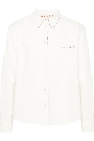 Marni Skjorta med broderad logotyp