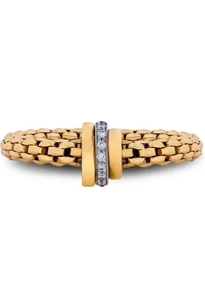 FOPE Flexible diamantring i 18K gult och vitguld