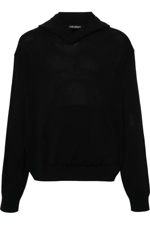 OUR LEGACY Långärmad stickad hoodie