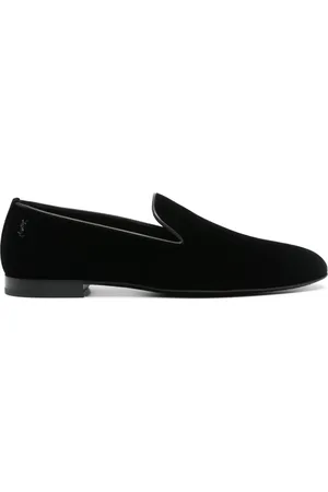Saint Laurent Loafers med logotypapplikation