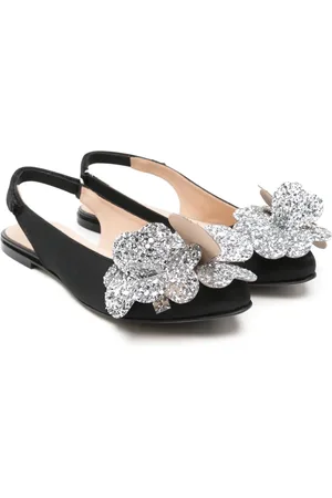 Nº21 Ballerinaskor med blomdetalj