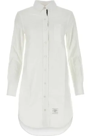 Thom Browne Skjortklänning med skrynklad effekt