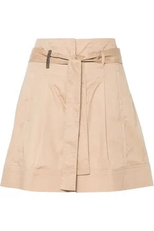 PESERICO SIGN Skräddade shorts med dart