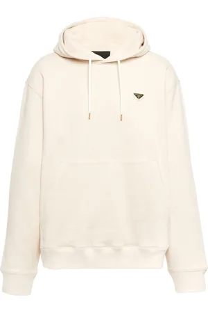 Prada Hoodie med triangelformad logotyp