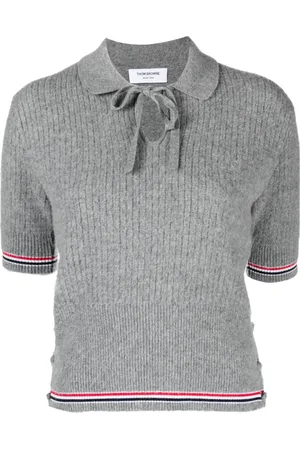 Thom Browne RWB randig stickad t