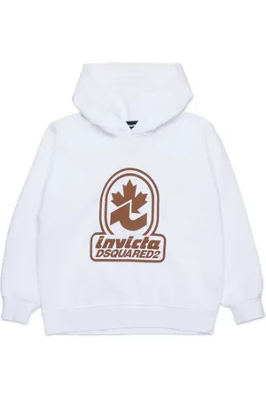 Dsquared2 Hoodie med logotyp